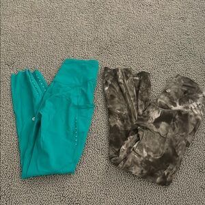 Lululemon leggings with pockets